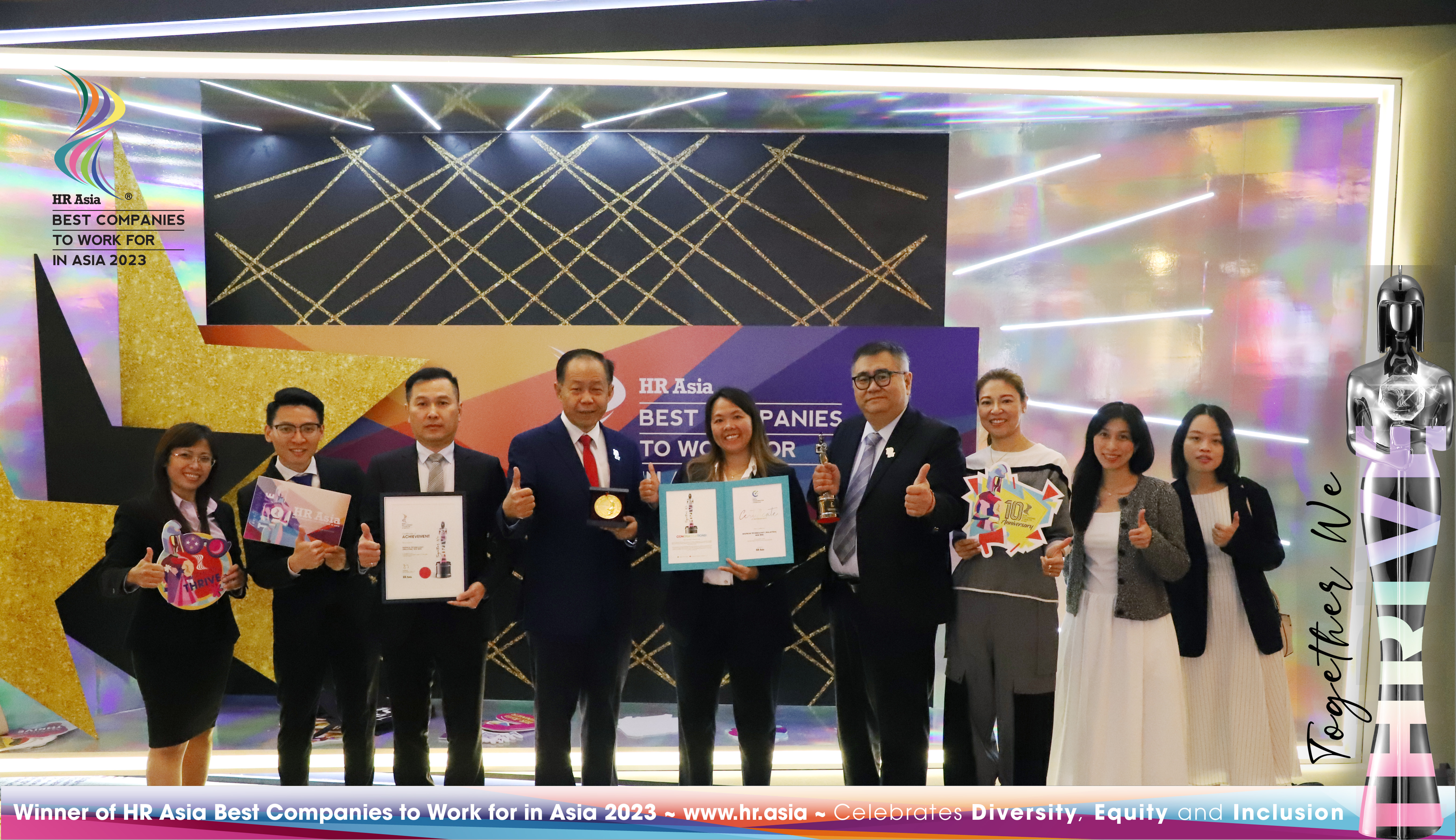 Wistron Malaysia Site Wins Malaysia Best Employer Award and Digital Transformation Honor: A Paragon of Multiculturalism and Innovation