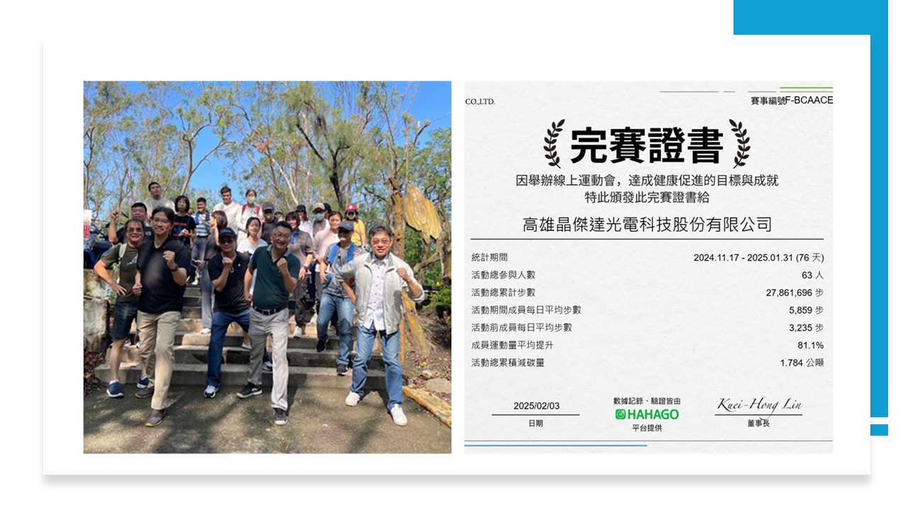 A Green Transformation: Sustainable Actions Rooted in Kaohsiung Opto-Electronics Inc.(KOE)